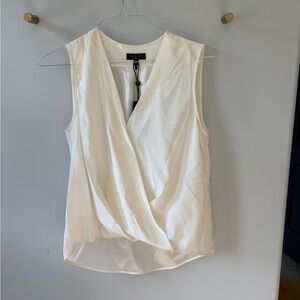 NWT - Rag & Bone ivory Sleeveless Wrap Top